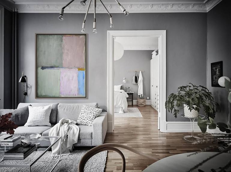 Original Color Field Painting Abstract Painting by Gabriel Prundeanu