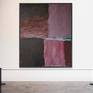 red large painting