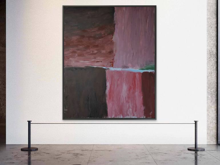 Original Color Field Painting Abstract Painting by Gabriel Prundeanu