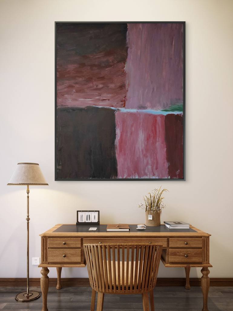 Original Color Field Painting Abstract Painting by Gabriel Prundeanu