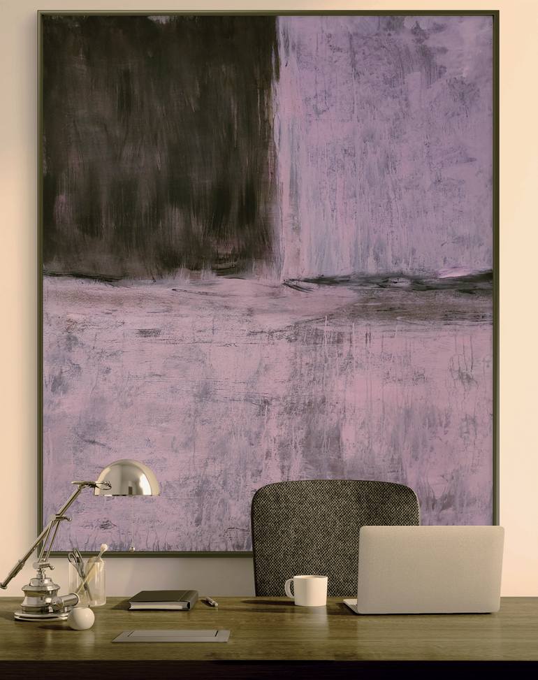 Original Color Field Painting Abstract Painting by Gabriel Prundeanu