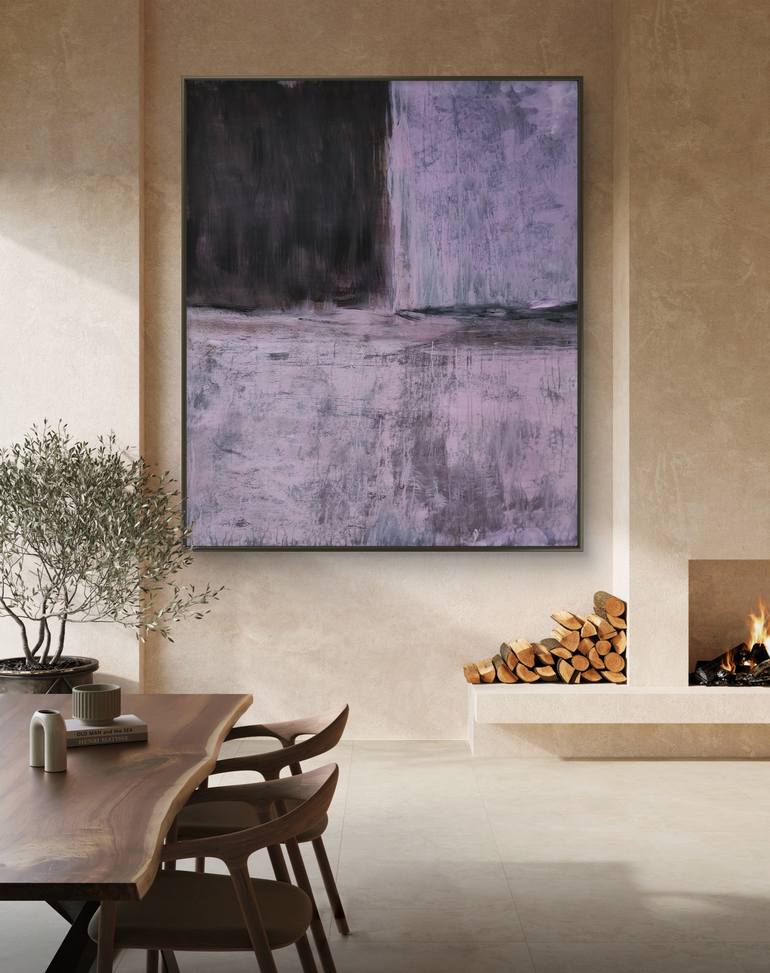 Original Color Field Painting Abstract Painting by Gabriel Prundeanu