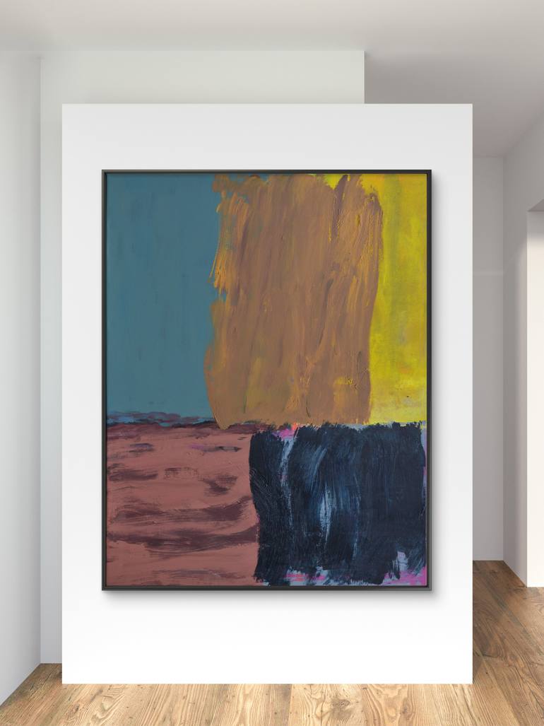 Original Color Field Painting Abstract Painting by Gabriel Prundeanu