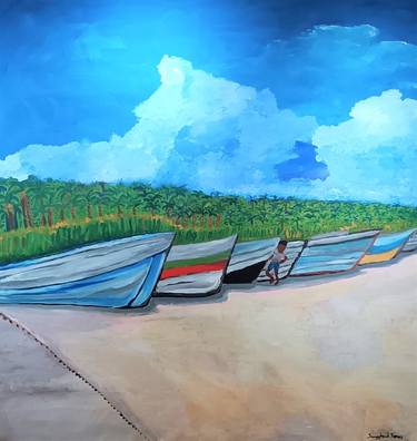 Original Beach Paintings by Jennylynd James