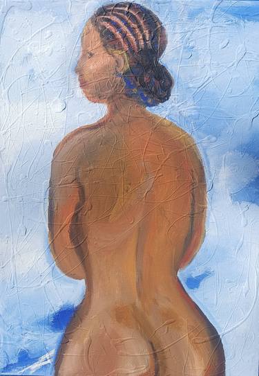 Original Figurative Nude Painting by Jennylynd James