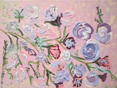 Print of Abstract Expressionism Floral Paintings by Jennylynd James