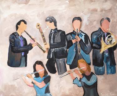 Print of Figurative Music Paintings by Jennylynd James