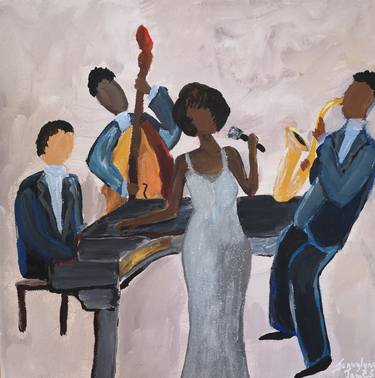 Print of Figurative Music Paintings by Jennylynd James