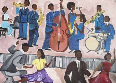Original Figurative Music Paintings by Jennylynd James