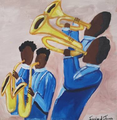 Original Figurative Music Paintings by Jennylynd James