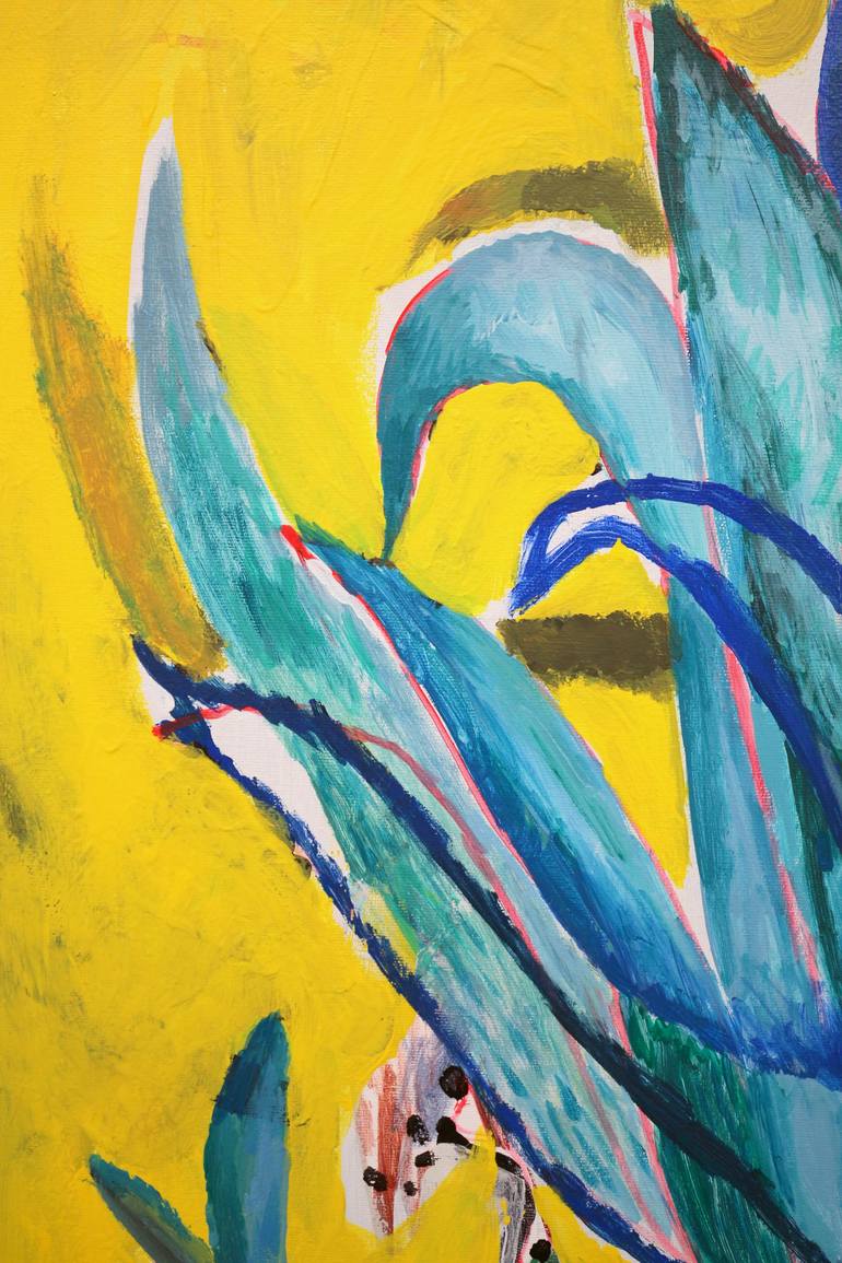 Original Contemporary Botanic Painting by Tetiana Rusetska