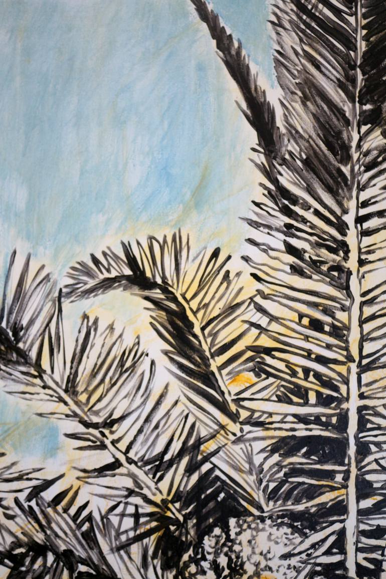 Original Contemporary Botanic Painting by Tetiana Rusetska