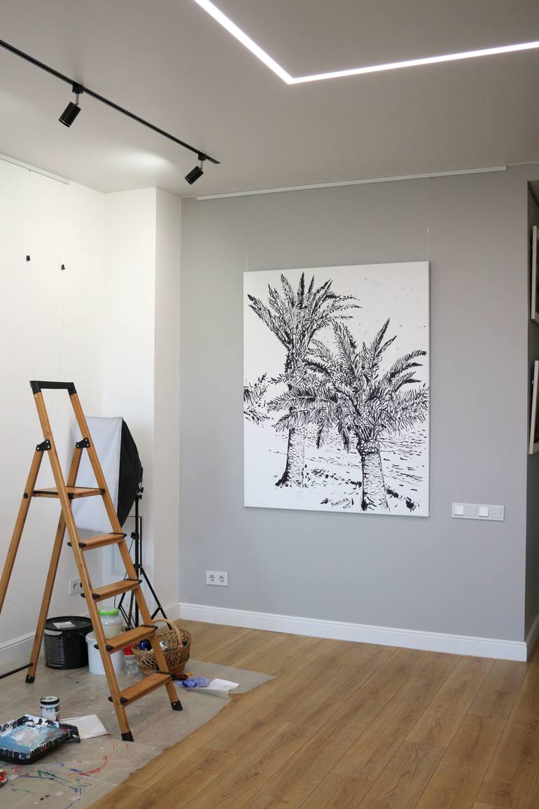 Original Figurative Floral Painting by Tetiana Rusetska