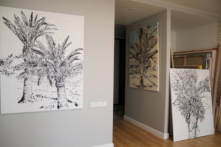Original Figurative Floral Painting by Tetiana Rusetska