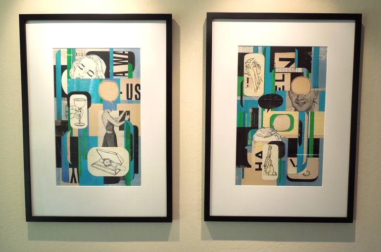 Original Pop Art Popular culture Collage by Darla Mckenna