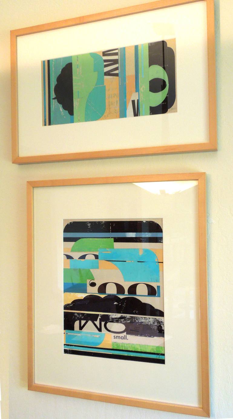 Original Modern Abstract Collage by Darla McKenna