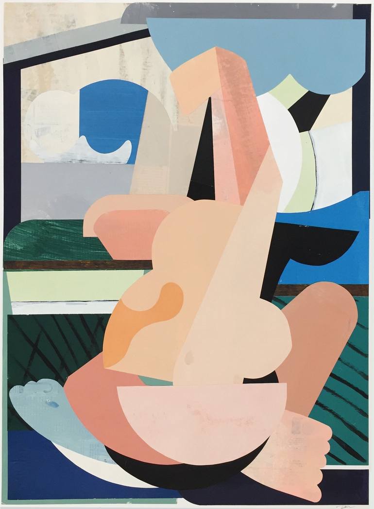 Original Abstract Women Collage by Darla Mckenna