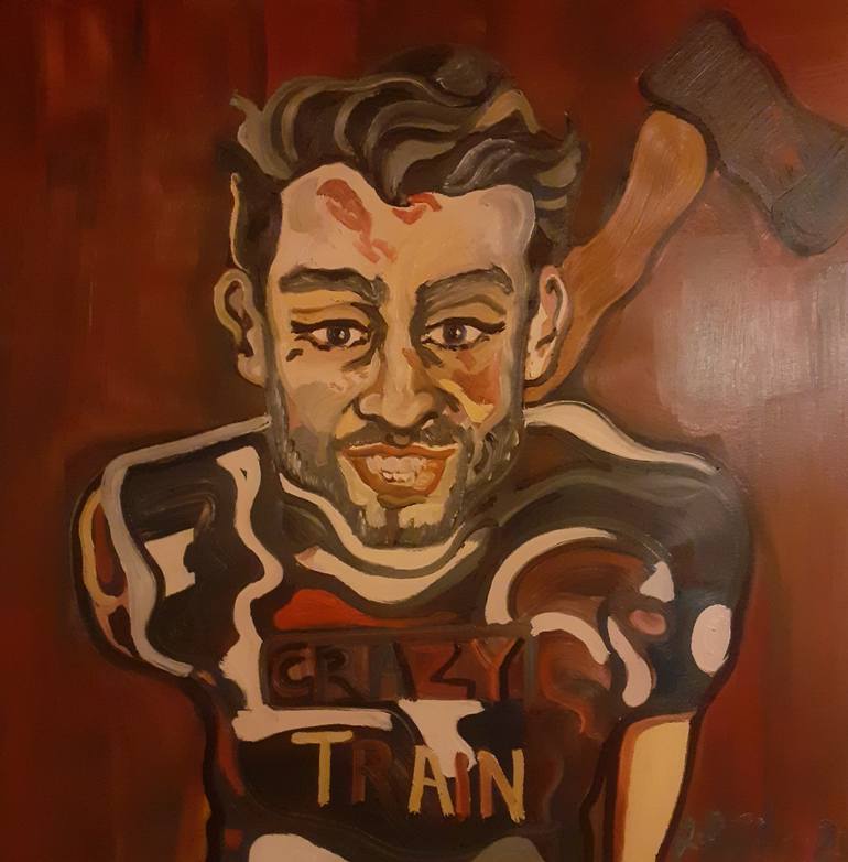 Original Expressionism Men Painting by John-Paul Gibbs