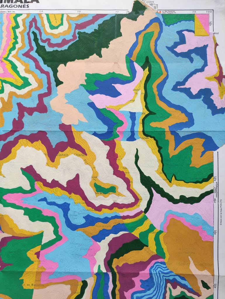 Original Abstract Painting by Tom Glendenning