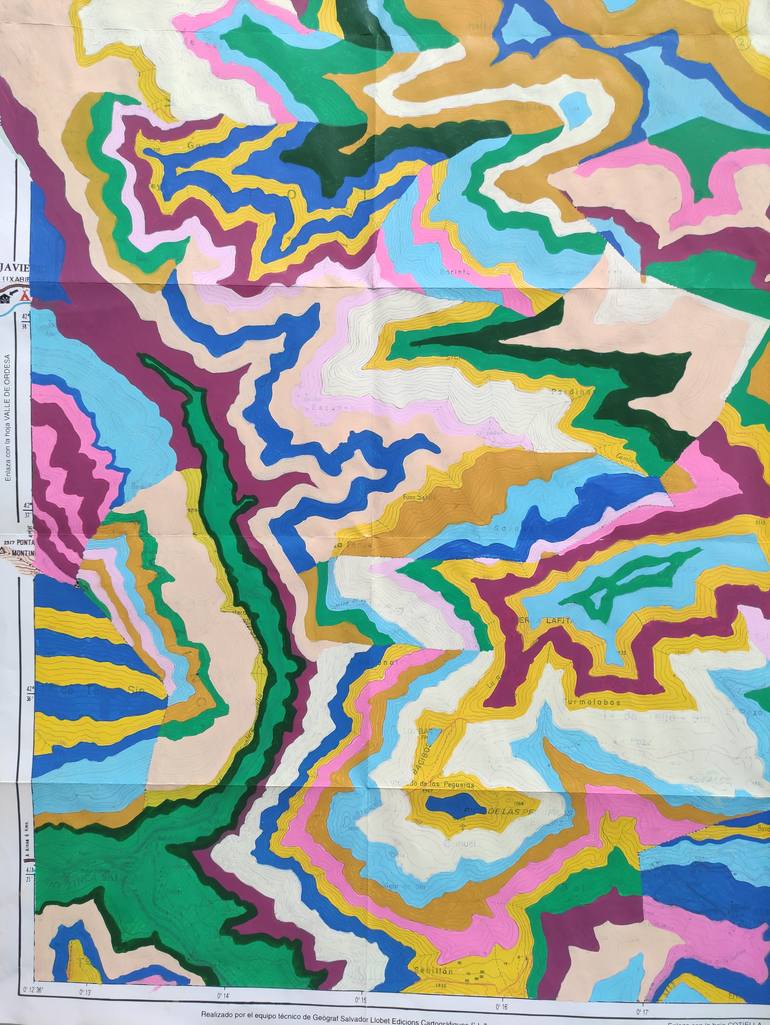 Original Abstract Painting by Tom Glendenning