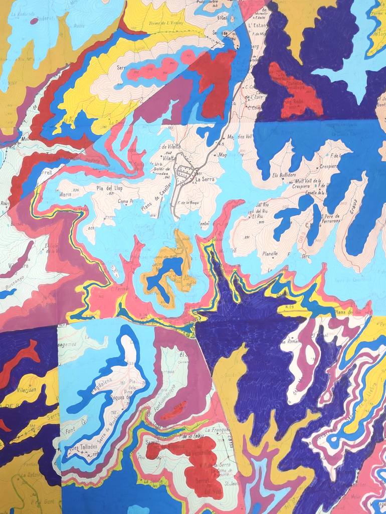 Original Abstract Painting by Tom Glendenning