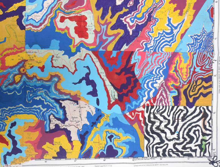 Original Abstract Painting by Tom Glendenning