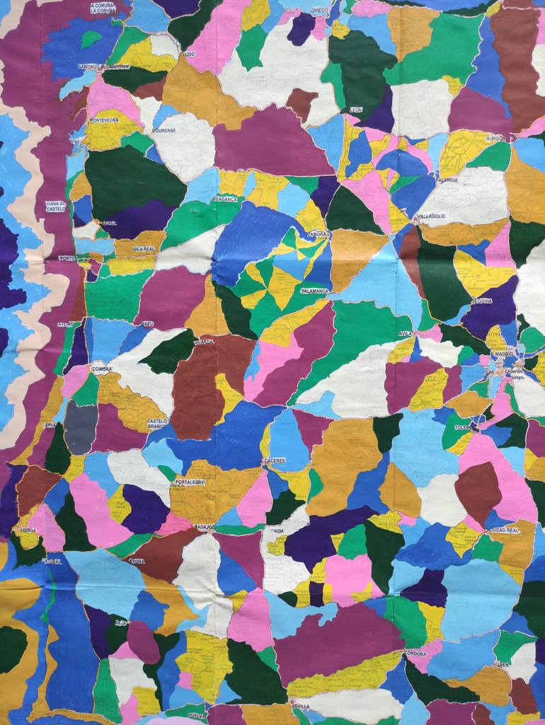 Original Abstract Painting by Tom Glendenning