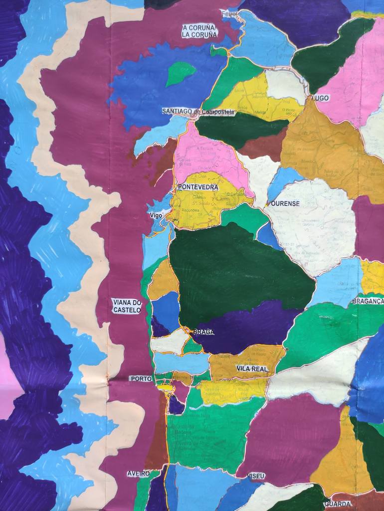 Original Abstract Painting by Tom Glendenning