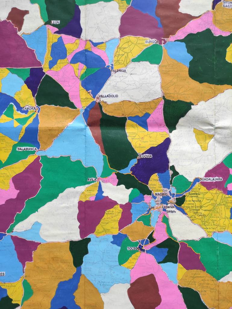 Original Abstract Painting by Tom Glendenning