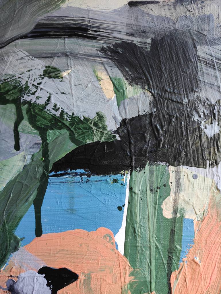 Original Abstract Expressionism Abstract Painting by Tom Glendenning