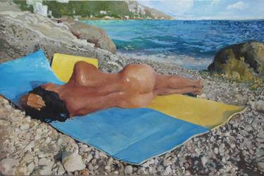 Print of Conceptual Nude Paintings by Anatolii Varvarov