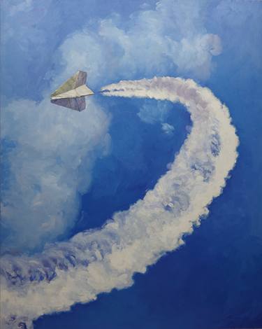 Print of Figurative Airplane Paintings by Anatolii Varvarov