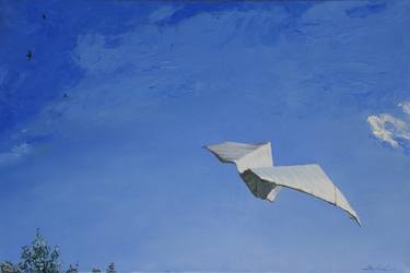 Print of Expressionism Airplane Paintings by Anatolii Varvarov
