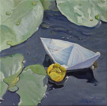 Print of Documentary Boat Paintings by Anatolii Varvarov