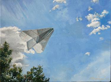Print of Fine Art Airplane Paintings by Anatolii Varvarov