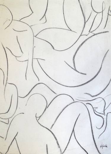 Print of Modern Nude Drawings by Tim Hale