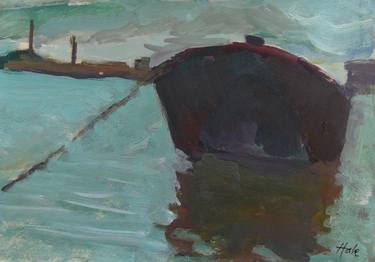 Original Modern Boat Paintings by Tim Hale