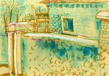 Print of Landscape Drawings by Li Ya Li