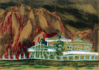 Original Landscape Drawing by Li Ya Li