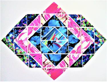 Print of Fine Art Geometric Collage by Jonet Harley-Peters