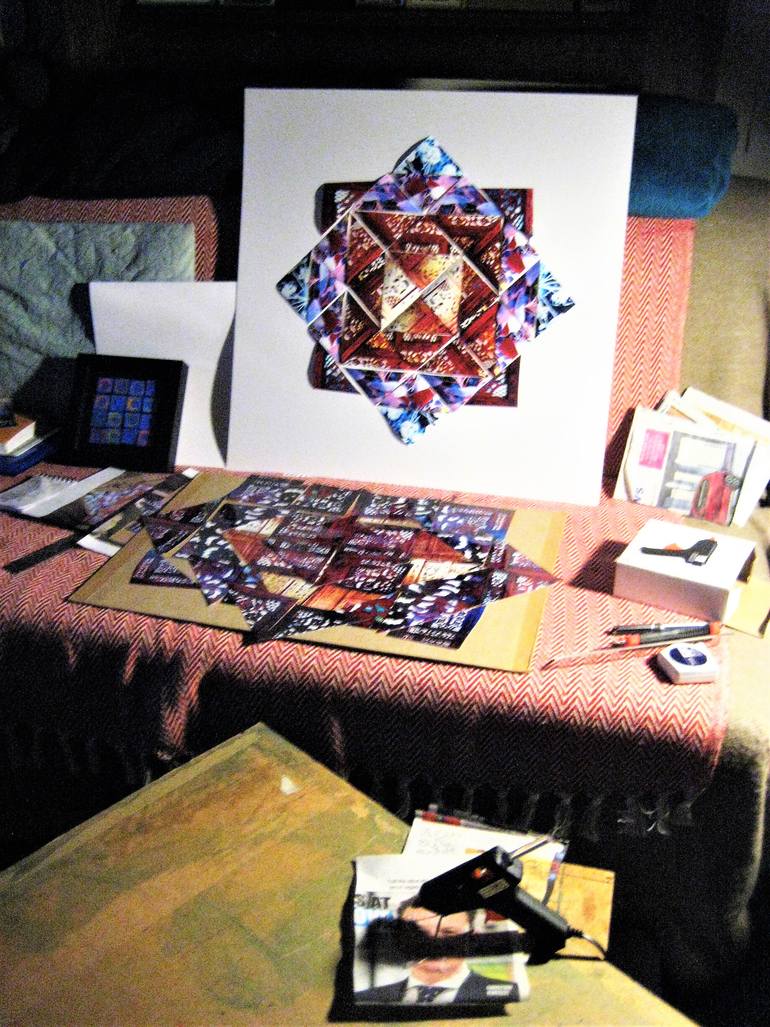 Original Abstract Geometric Sculpture by Jonet Harley-Peters