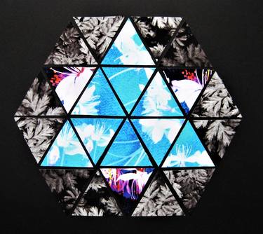 Print of Fine Art Geometric Mixed Media by Jonet Harley-Peters