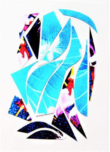 Original Cubism Patterns Mixed Media by Jonet Harley-Peters