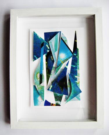 Original Cubism Patterns Sculpture by Jonet Harley-Peters
