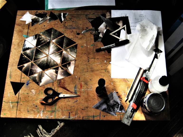 Original Cubism Geometric Photography by Jonet Harley-Peters