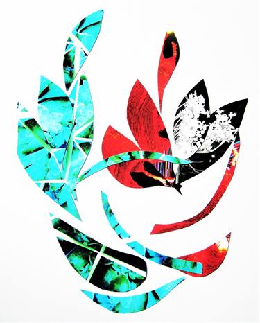 Print of Floral Mixed Media by Jonet Harley-Peters