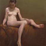 Nude on green by Oleg Sergeev