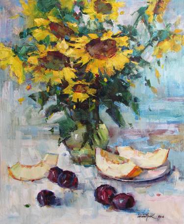 Original Still Life Paintings by Tetiana Shendryk