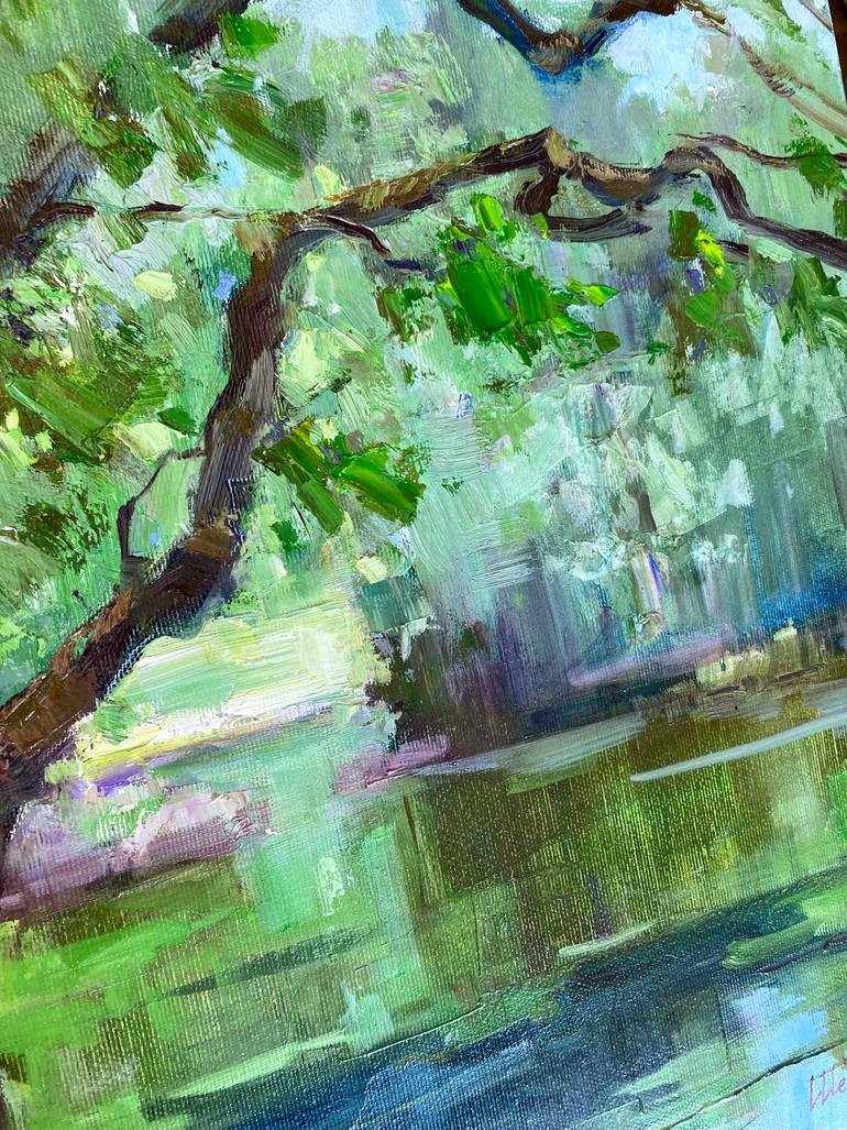 Original Impressionism Landscape Painting by Tetiana Shendryk