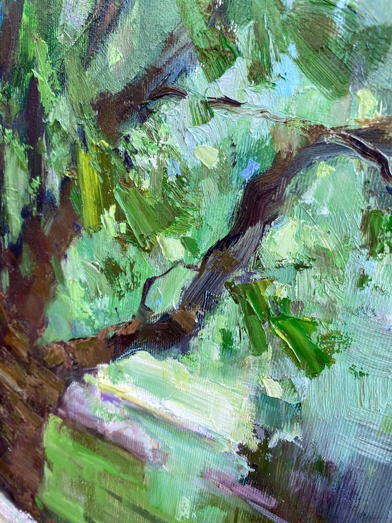 Original Impressionism Landscape Painting by Tetiana Shendryk